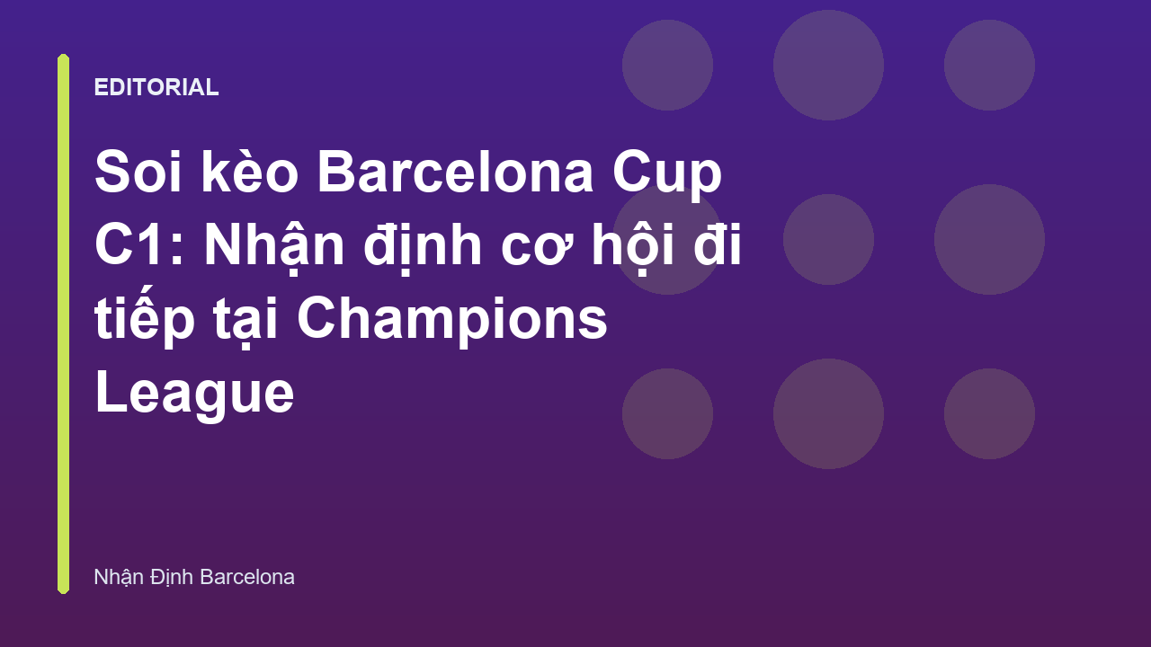 Barcelona thi đấu tại Champions League